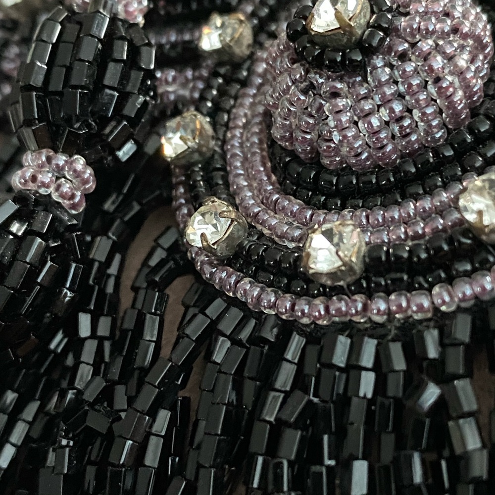 Handcrafted In Morocco Statement Beaded Necklace - image 6